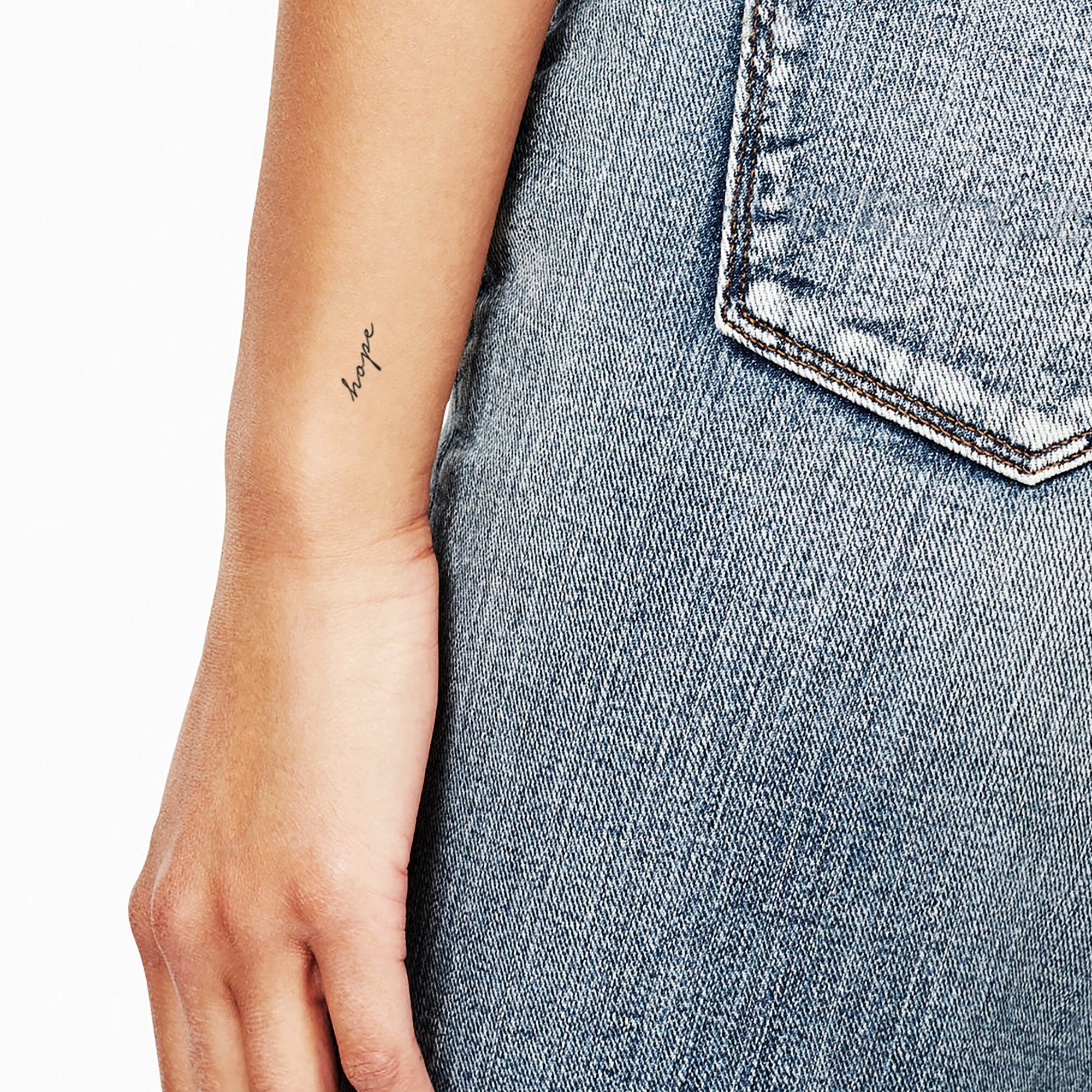 Hope Temporary Tattoo set of 3 - Etsy