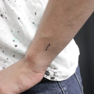 Tiny Skateboard Temporary Tattoo (Set of 3)