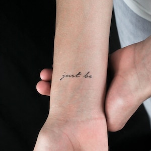 Just be temporäres Tattoo (3er Set)