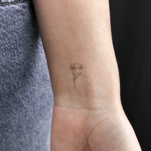 Tatuaggio Temporaneo Calla Lily (Set di 3)