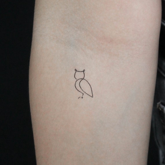 Small Finger Owls temporary tattoo – Tattooed Now !