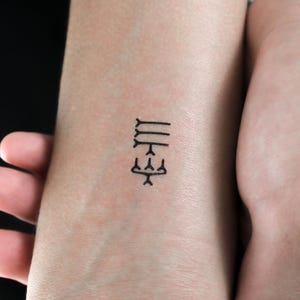 Bellissimo tatuaggio temporaneo per errore (set di 3)