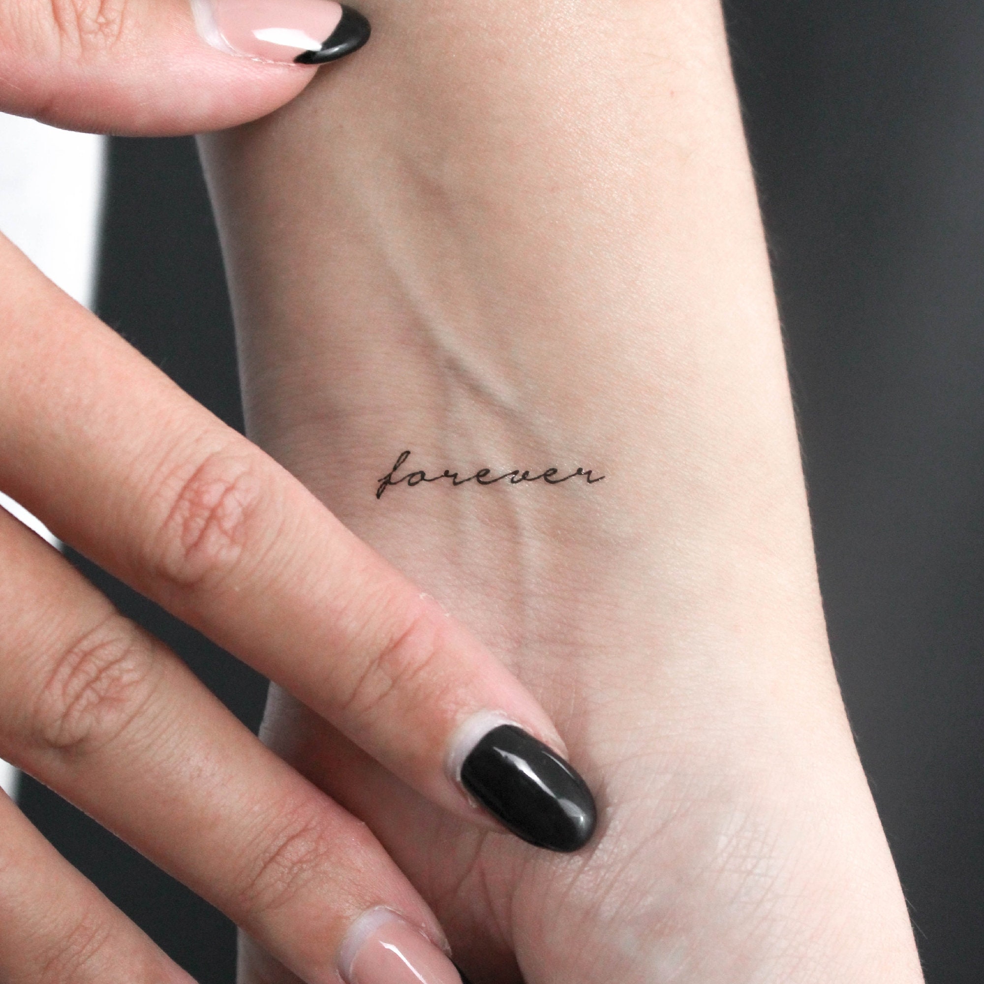 Forever Temporary Tattoo set of 3 - Etsy