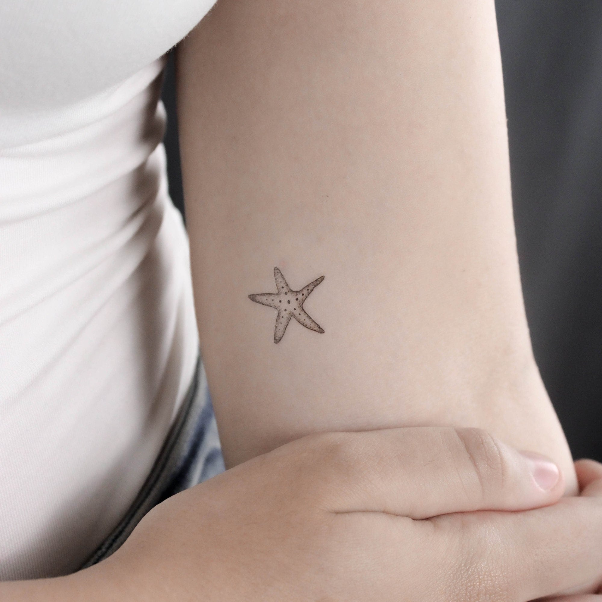 Brianna Bing Tattoos - Quarter sized starfish ⭐️ I am booking appointments  for March & April! FULL DAYS OPEN; Noon - 8pm March 12, 20, 21, 22, 28, 29  Next Saturday available