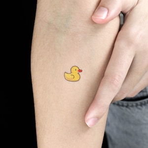 Rubber Duck Temporary Tattoo (Set of 3)