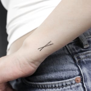 Chopsticks Temporary Tattoo (Set of 3)