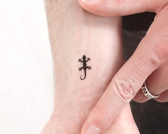 Gecko Temporary Tattoo (Set of 3)