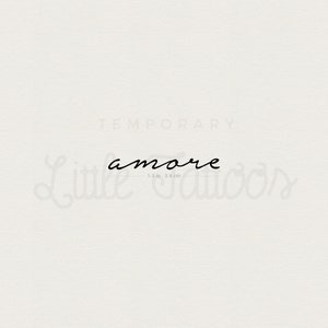 Amore Temporary Tattoo (Set of 3)