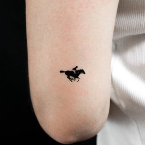 Jockey Temporary Tattoo (Set of 3)