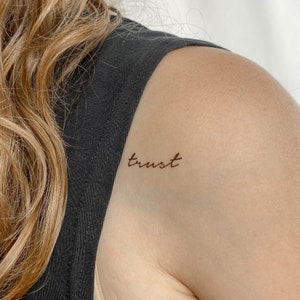 Trust temporäres Tattoo (3er Set)