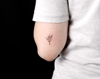 Wild Flower Bouquet Temporary Tattoo (Set of 3)