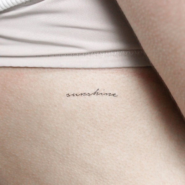 Sunshine Temporary Tattoo (Set of 3)