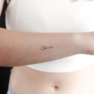 Chris temporäres Tattoo (3er Set)