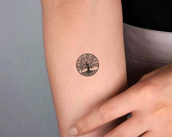 Tree Of Life Temporary Tattoo (Set of 3)