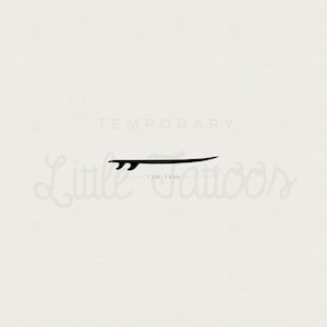 Surfboard Temporary Tattoo (Set of 3)