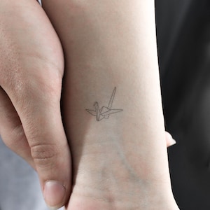 Orizuru Temporary Tattoo (Set of 3)