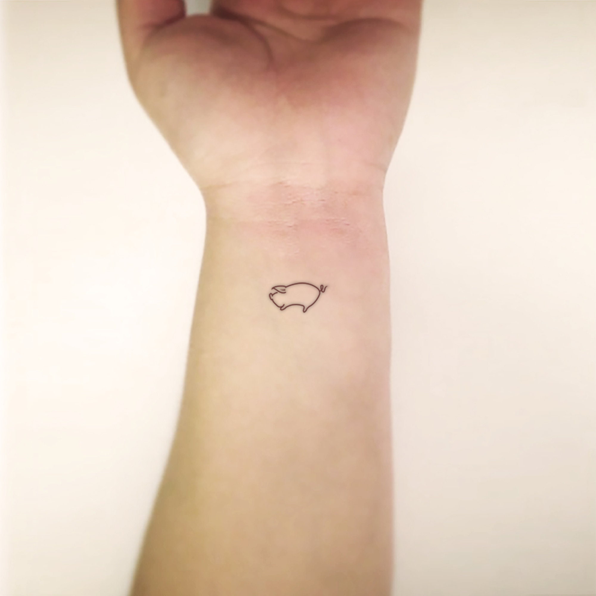 Pig Temporary Tattoo set of 3 - Etsy Australia Pig Temporary Tattoo set of 3 - Etsy Australia