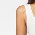 Heart Outline Temporary Tattoo (Set of 3) product logo