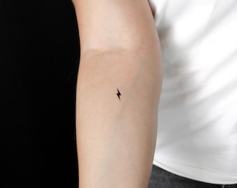 Little Lightning Bolt Temporary Tattoo (Set of 3)