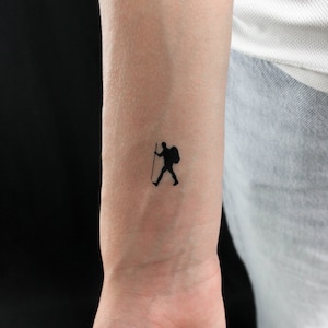 Tatuagem Temporária Peregrino do Caminho de Santiago (Conjunto de 3)
