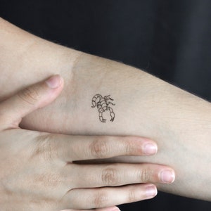 Little Scorpion Temporary Tattoo (Set of 3)