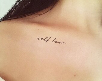 Self Love Temporary Tattoo (Set of 3)