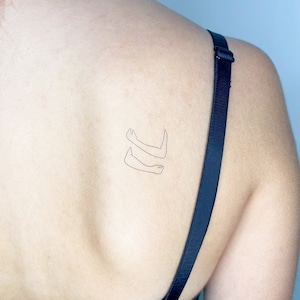 Lege knuffel tijdelijke tattoo van EMBA (set van 3)