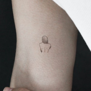Self Love Woman Temporary Tattoo (Set of 3)