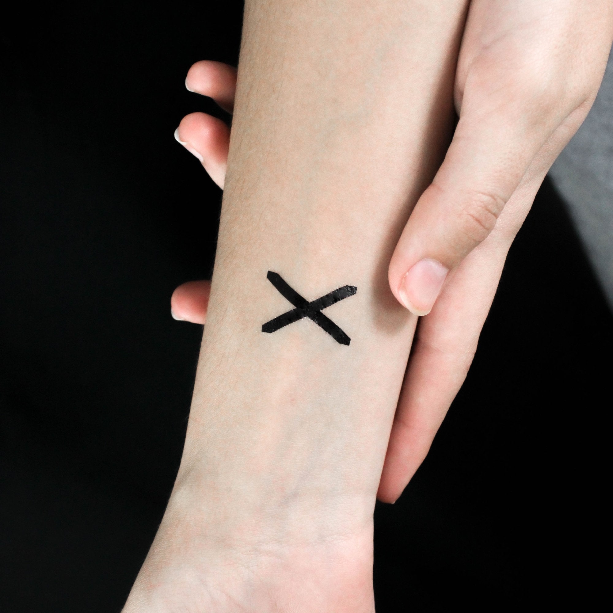 Tijdelijke tattoo Schots St. Andrew's Cross (set van 3) - Etsy België, image size:2000x2000