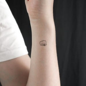 Knuckle Temporary Tattoo (Set of 3)