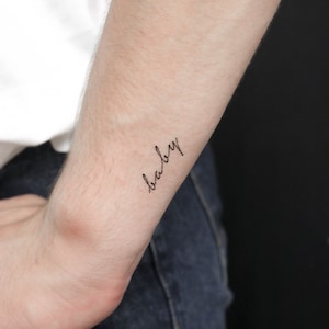 Baby Temporary Tattoo (Set of 3)