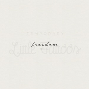 Freedom Temporary Tattoo (Set of 3)
