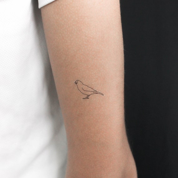 Sparrow Temporary Tattoo (set of 3) - Etsy