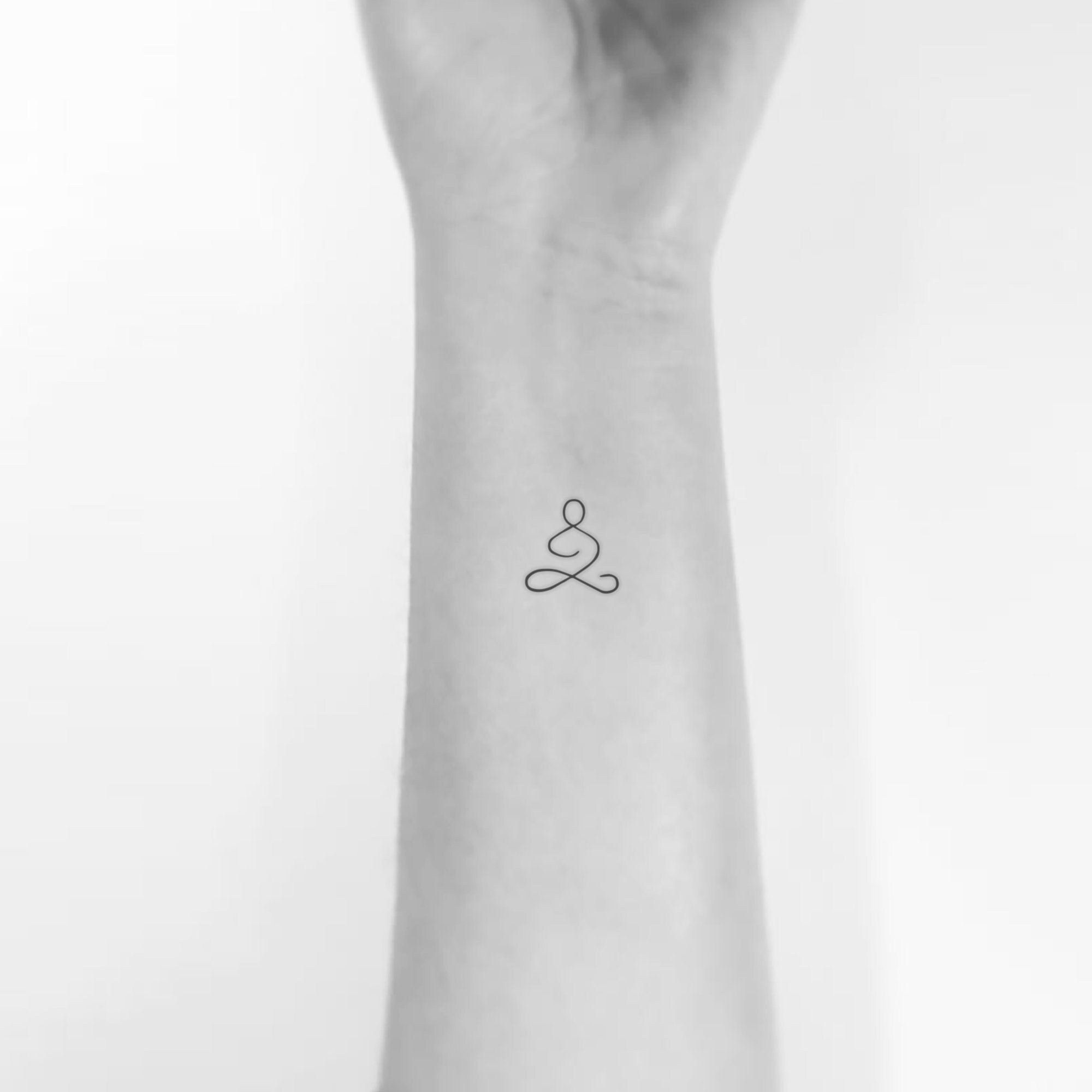 Meditator Breathe Symbol Temporary Tattoo set of 3 - Etsy Meditator Breathe Symbol Temporary Tattoo set of 3 - Etsy