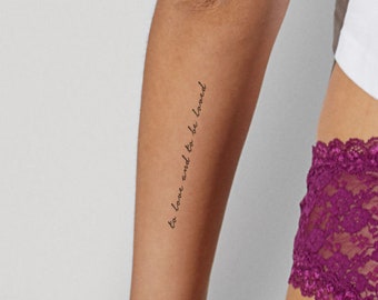 Buy Love Life Tattoo Online In India - Etsy India Buy Love Life Tattoo Online In India - Etsy India
