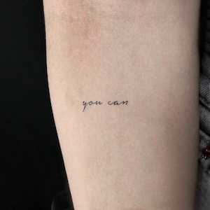 You Can Temporary Tattoo (Set of 3)