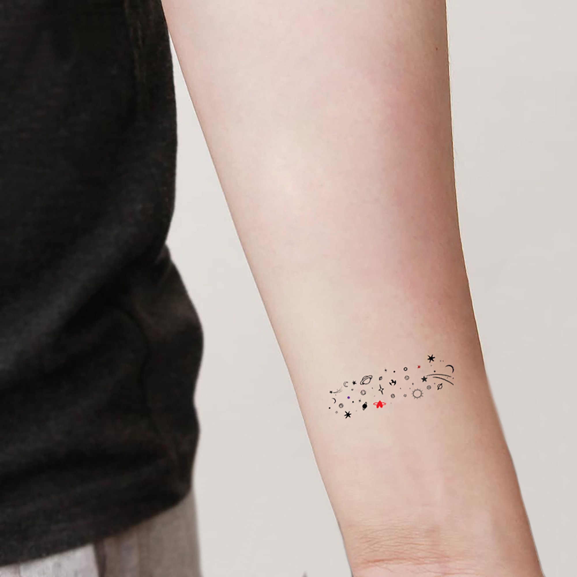 30 Stunning Galaxy Tattoo Designs  Tats n Rings