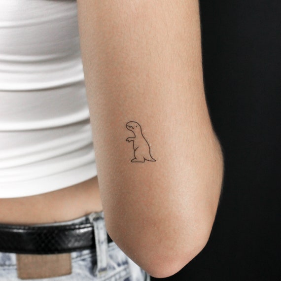 Dino T Rex Tattoos Dinosaur Birthday Party Tattoo, Temporary Tattoos,