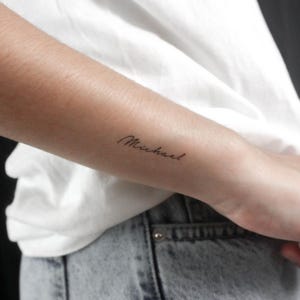 Michael Temporary Tattoo (Set of 3)