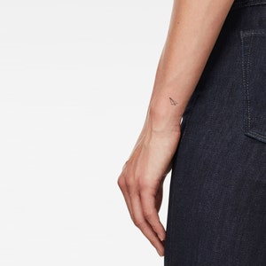 Minimalistisch Papierflieger Tattoo (3er Set)