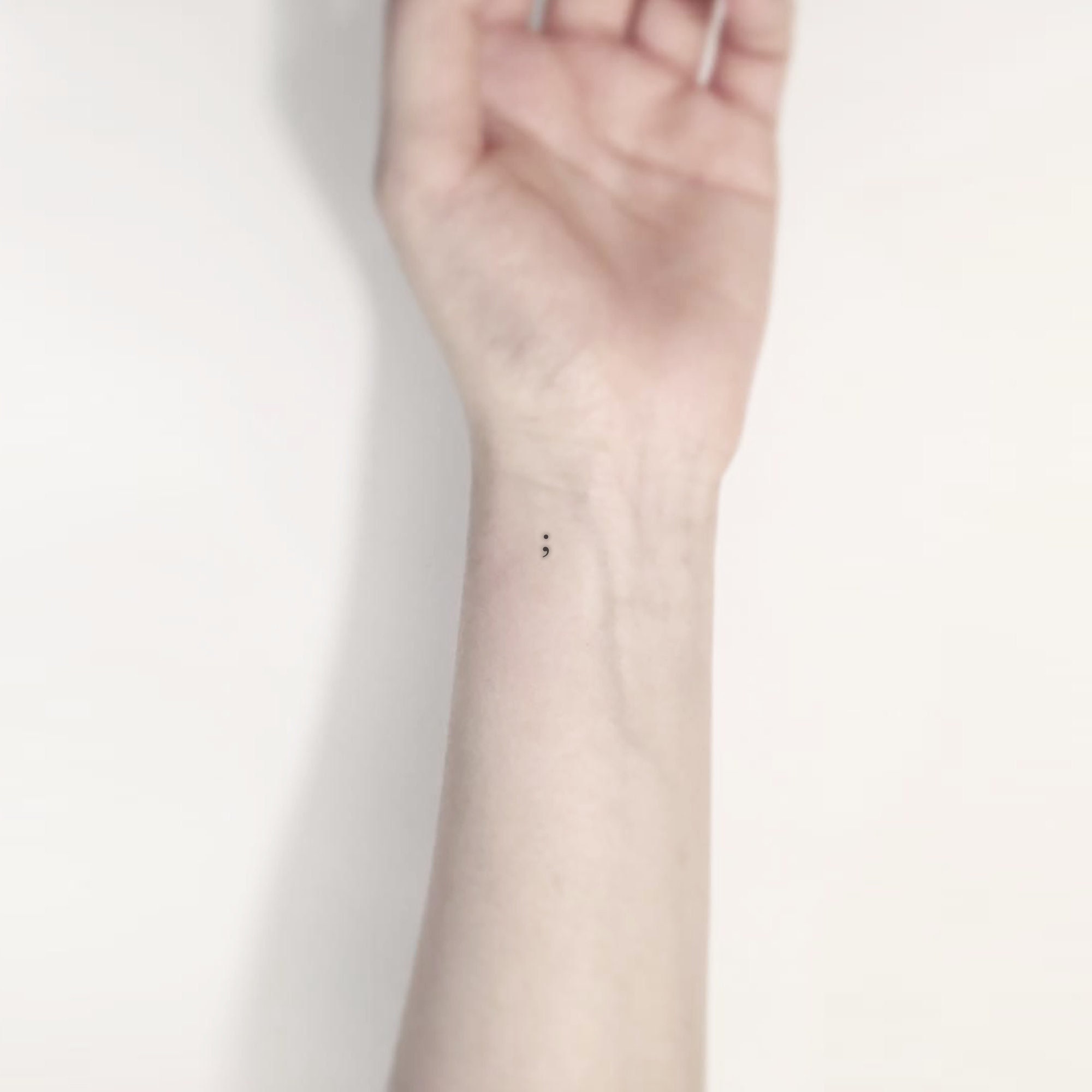 tattoo #semicolon #wrist | Semicolon tattoo, Semicolon wrist tattoo, Wrist  tattoos for guys