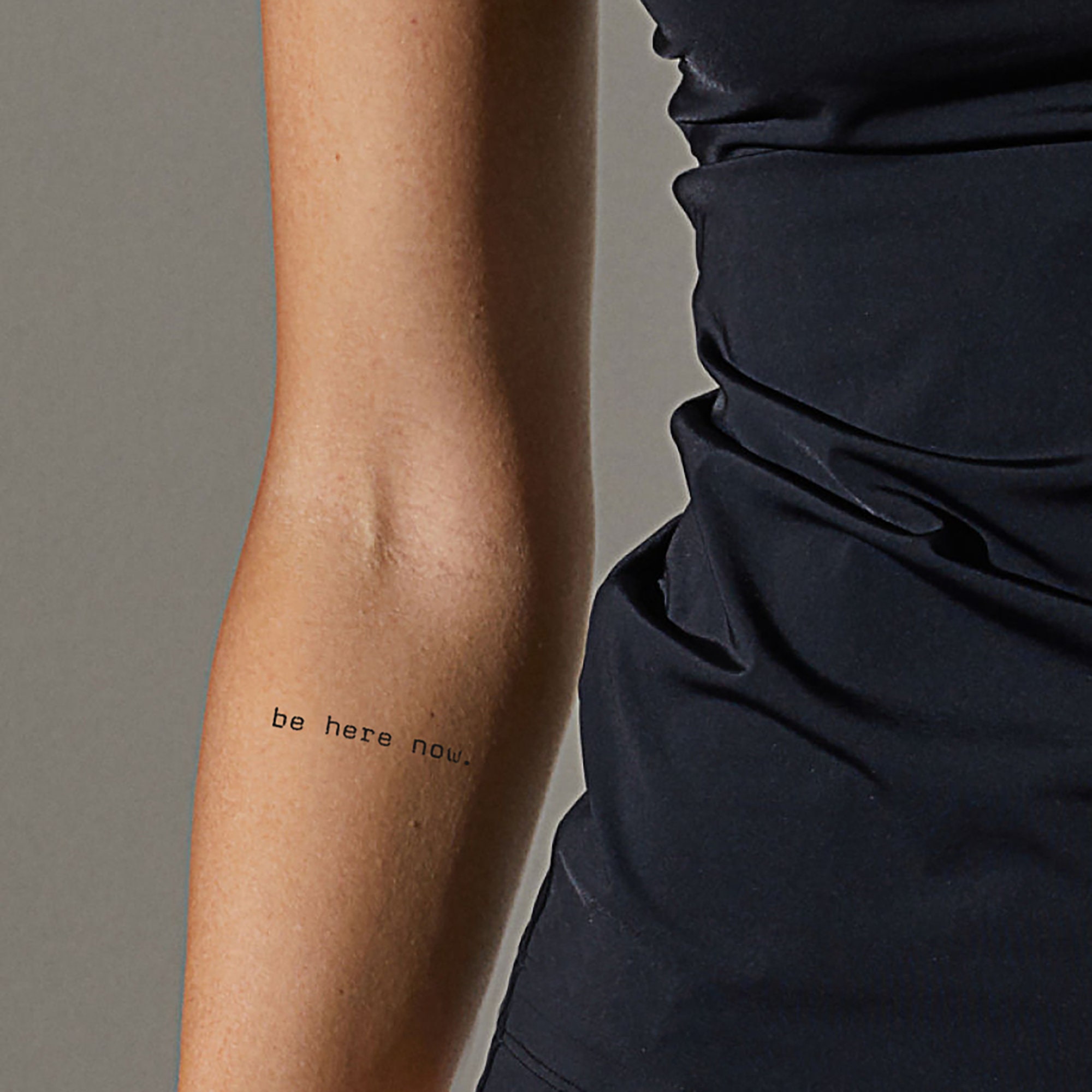 Be Here Now Temporary Tattoo Set Of 3 Etsy