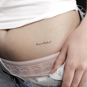 Wunderschönes temporäres Tattoo (3er Set)