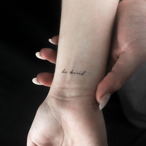 Be Kind Temporary Tattoo (Set of 3)