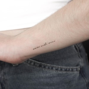Veni Vidi Vici Temporary Tattoo (Set of 3)