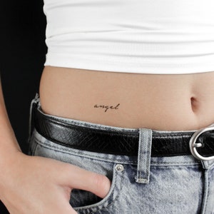 Engel tijdelijke tattoo (set van 3)