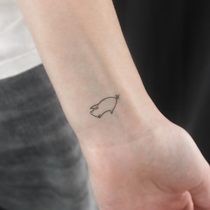 Pig Temporary Tattoo (Set of 3)