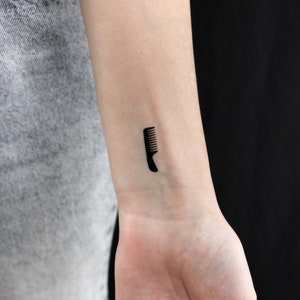 Kam tijdelijke tattoo (set van 3)