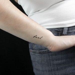 Feel temporäres Tattoo (3er Set)
