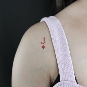 Tatuaje Temporal Jack Of Diamonds (Conjunto de 3)